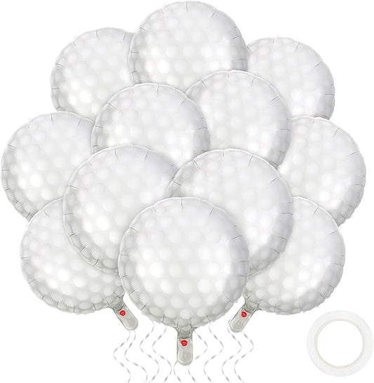 MOVING EARS 12 Pieces 18 inches Golf Balloons Golf