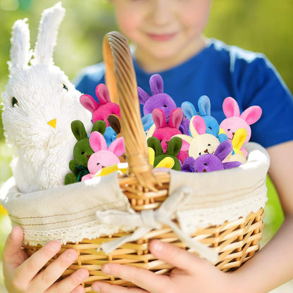 MOVING EARS 16 Pack Easter Plush Bunnies Stuffers Bunny Plush Bunny Animals Easter Baskets Filler Easter Party Favor