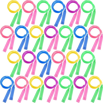 MOVING EARS Kids Jump Rope Set 7.3 Feet Adjustable Skipping Rope Colorful Kids Outdoor Jump Ropes