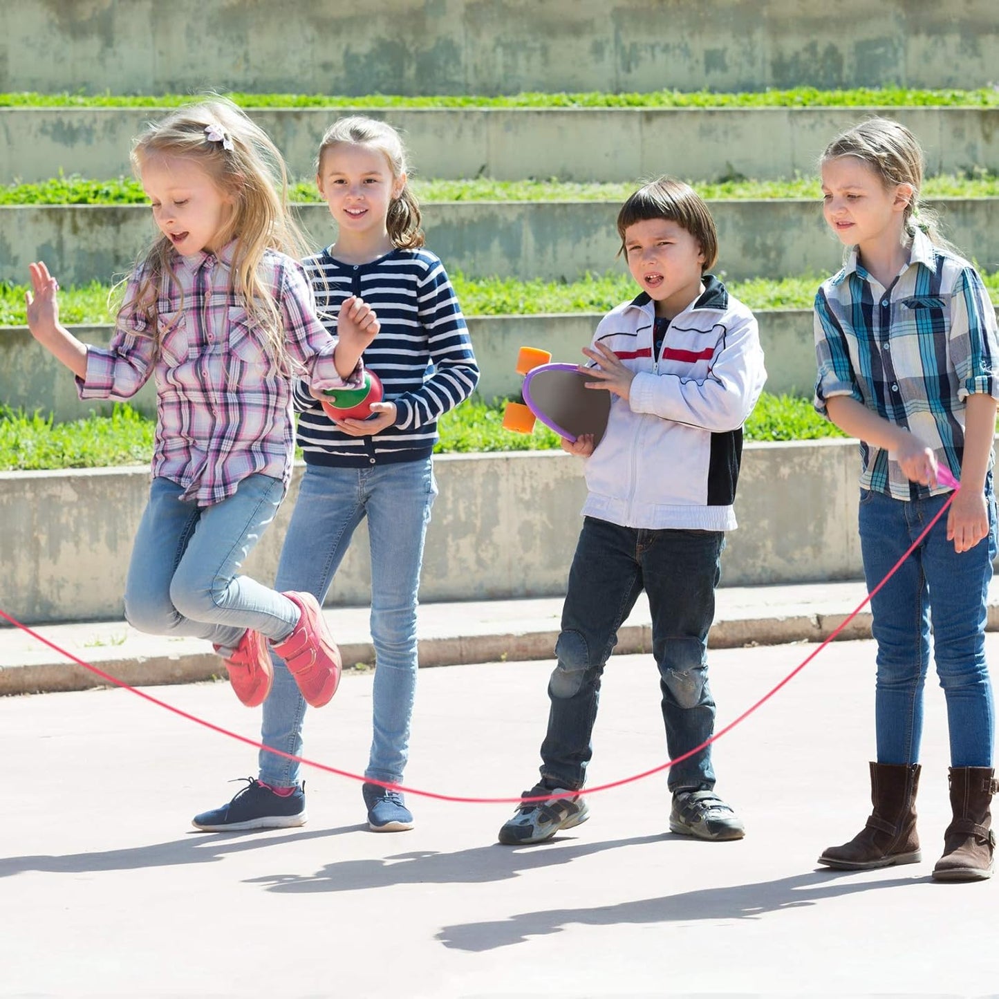 MOVING EARS Colorful Kids Jump Rope Set