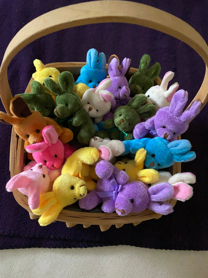 MOVING EARS 16 Pack Easter Plush Bunnies Stuffers Bunny Plush Bunny Animals Easter Baskets Filler Easter Party Favor